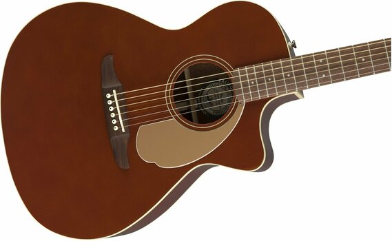 Guitare Jumbo acoustique-électrique Fender Newporter Player Rustic Copper - 3