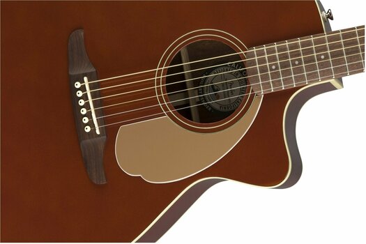 Guitare Jumbo acoustique-électrique Fender Newporter Player Rustic Copper - 6
