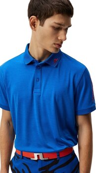 Polo košile J.Lindeberg Tour Tech Reg Fit Mens Polo Nautical Blue Melange XL Polo košile - 5