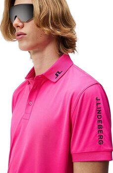 Риза за поло J.Lindeberg Tour Tech Reg Fit Mens Polo Fuchsia Purple XL Риза за поло - 5