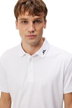Риза за поло J.Lindeberg KV Regular Fit Polo White M - 6