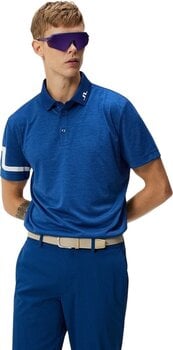 Polo košile J.Lindeberg Heath Regular Fit Polo Estate Blue Melange M - 2