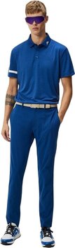 Camisa pólo J.Lindeberg Heath Regular Fit Polo Estate Blue Melange M - 4