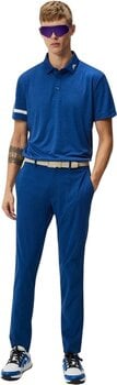 Polo košile J.Lindeberg Heath Regular Fit Polo Estate Blue Melange XL - 4