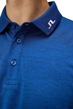 Polo trøje J.Lindeberg Heath Regular Fit Polo Estate Blue Melange XL Polo trøje - 6