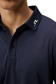 Polo Shirt J.Lindeberg Tour Tech Mens Long Sleeve JL Navy XL - 6