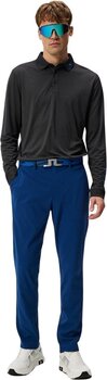 Polo trøje J.Lindeberg Tour Tech Mens Long Sleeve Black 3XL - 4