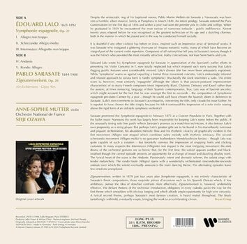 LP plošča Anne-Sophie Mutter - Lalo: Symphonie Espagnole & Sarasate: Zigeunerweisen (LP) - 2