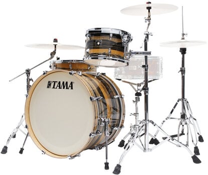 Akustik-Drumset Tama CK32RZ-NET Natural Ebony Tiger Wrap - 3