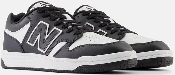 Tenisky New Balance Unisex 480 Shoes White/Black 43 Tenisky - 4