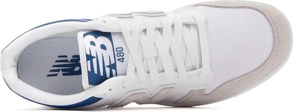 Trampki New Balance Unisex 480 Shoes White/Atlantic Blue 41,5 Trampki - 3
