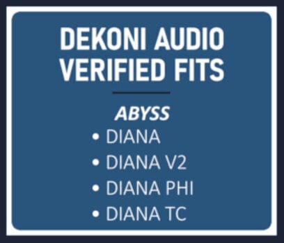 Náušníky pre slúchadlá Dekoni Audio EPZ-DIANA-FNSK Náušníky pre slúchadlá Čierna - 7
