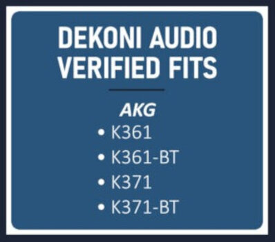 Náušníky pre slúchadlá Dekoni Audio EPZ-K371-CHL Náušníky pre slúchadlá Čierna - 6