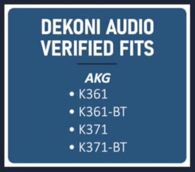 Ear Pads for headphones Dekoni Audio EPZ-K371-CHS Ear Pads for headphones Black - 6