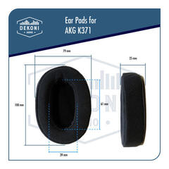 Náušníky Dekoni Audio EPZ-K371-ELVL Náušníky - 7