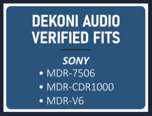 Náušníky pre slúchadlá Dekoni Audio EPZ-ATHM50-GEL Náušníky pre slúchadlá Čierna - 7