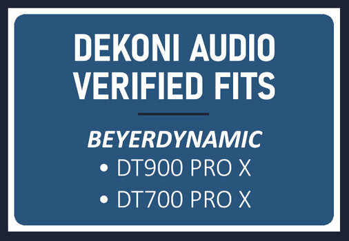 Náušníky pro sluchátka Dekoni Audio EPZ-DT900-ELVL Náušníky pro sluchátka Černá - 7