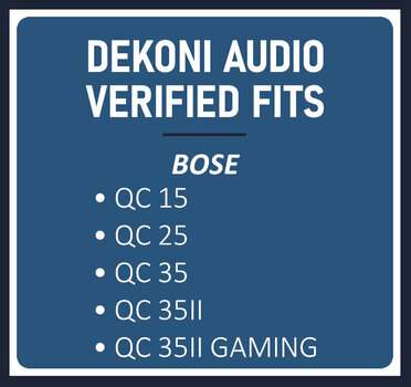 Náušníky pre slúchadlá Dekoni Audio EPZ-QC-CHSV2 Náušníky pre slúchadlá Čierna - 7