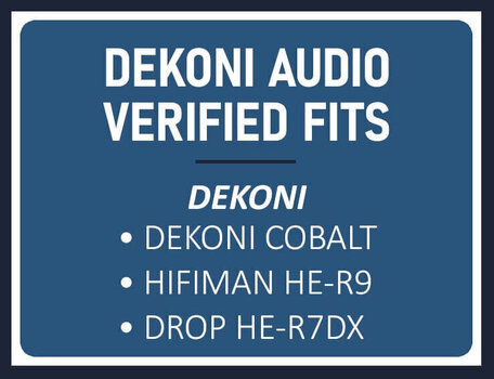 Ørepuder til hovedtelefoner Dekoni Audio EPZ-COBALT-ELVL Ørepuder til hovedtelefoner Sort - 7