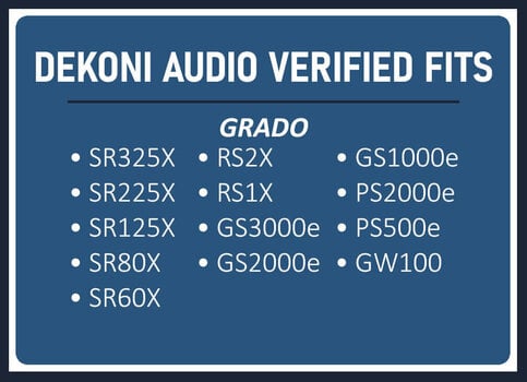 Наушниците за слушалки Dekoni Audio EPZ-GRADO-ELVL Наушниците за слушалки Черeн - 7