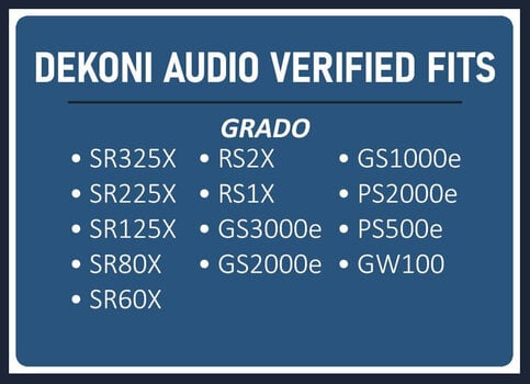 Ørepuder til hovedtelefoner Dekoni Audio EPZ-GRADO-SKEL Ørepuder til hovedtelefoner Sort - 7