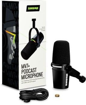 USB-mikrofon Shure MV7+ -K - 5