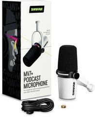 USB mikrofon  Shure MV7+ -W USB mikrofon  - 4