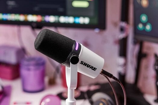 Microphone USB Shure MV7+ -W - 9