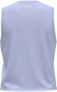 Fitness T-Shirt Under Armour Women's Rush Energy Crop Tank Celeste/White S Fitness T-Shirt - 2