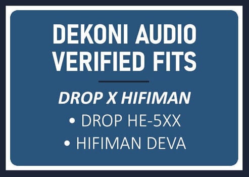 Наушниците за слушалки Dekoni Audio EPZ-HE5XX-ELVL Наушниците за слушалки Черeн - 7