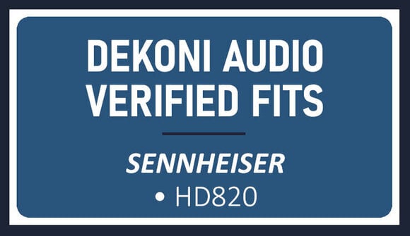 Наушниците за слушалки Dekoni Audio EPZ-HD820-FNSK Наушниците за слушалки Черeн - 5