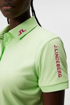 Polo Shirt J.Lindeberg Tour Tech Womens Polo Paradise Green S Polo Shirt - 2