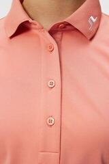 Polo-Shirt J.Lindeberg Tour Tech Womens Burnt Coral - 1