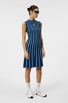 Sukně / Šaty J.Lindeberg Kijana Knitted Dress Estate Blue XS - 4