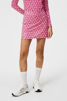 Поли и рокли J.Lindeberg Amelie Mid Print Skirt Fuchsia Purple XS - 3