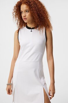 Φούστες και Φορέματα J.Lindeberg Ebony Dress Λευκό M - 4