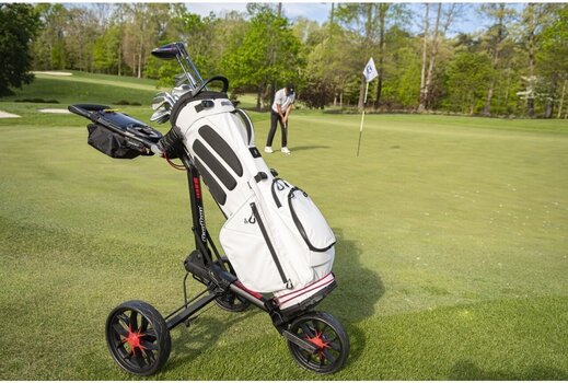 Wózek golfowy ręczny BagBoy Slimfold Grey/White Wózek golfowy ręczny - 2