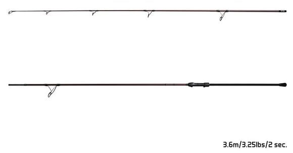 Carp Rod Delphin Etna LEGEND4RY 3,6 m 3,25 lb 2 parts - 6