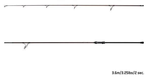 Caña de carpa Delphin Etna LEGEND4RY 3,6 m 3,25 lb 2 partes Caña de carpa - 6