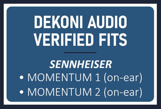 Náušníky pro sluchátka Dekoni Audio EPZ-MOMENTUM-CHS Náušníky pro sluchátka Černá - 6