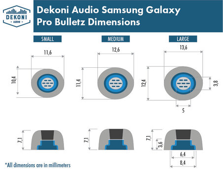 Тапи за слушалки Dekoni Audio ETZ-GPRO-LG1 Тапи за слушалки - 5