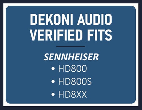 Ørepuder til hovedtelefoner Dekoni Audio EPZ-HD800-ELVL-SLIM Ørepuder til hovedtelefoner - 8