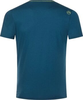 Póló La Sportiva Cinquecento T-Shirt M Storm Blue/Lime Punch L Póló - 2