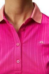 Polo Shirt J.Lindeberg Moira Fuchsia Purple L Polo Shirt - 5