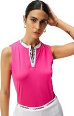 Polo majica J.Lindeberg Leya Sleeveless Fuchsia Purple - 4