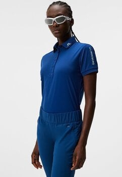 Polo-Shirt J.Lindeberg Tour Tech Womens Polo Estate Blue M - 2