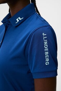 Риза за поло J.Lindeberg Tour Tech Womens Polo Estate Blue M - 6