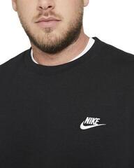 Trainingspullover Nike Club Crew Mens Fleece Black/White 2XL Trainingspullover - 2