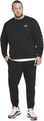 Trainingspullover Nike Club Crew Mens Fleece Black/White 2XL Trainingspullover - 3