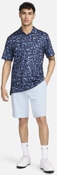 Polo Shirt Nike Dri-Fit Tour Confetti Print Mens Polo Ashen Slate/White 2XL Polo Shirt - 6